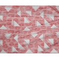thumbnail image 4 of oneOone Polyester Lycra Medium Pink Fabric Texture & Triangle Geometric Craft Projects Decor Fabric Printed By The Yard 56 Inch Wide, 4 of 4