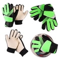 thumbnail image 1 of Gants de Gardien de Soccer pour Enfants Gants de Gardien Gants de Soccer Doigts Complets Antidérapants Bande pour Poignet Prise Forte Gants de Gardien pour Enfants, 1 of 8