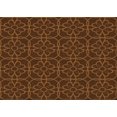 thumbnail image 1 of Ahgly Tapis Rectangulaire Lavable en Machine Intérieur Transitionnel Acajou Brun, 2 Pieds x 4 Pieds, 1 of 7