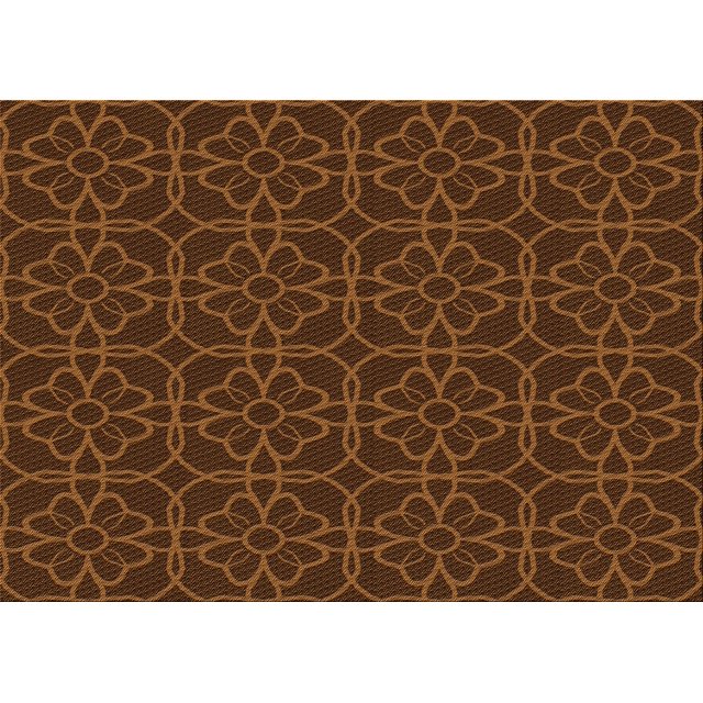 Ahgly Tapis Rectangulaire Lavable en Machine Intérieur Transitionnel Acajou Brun, 2 Pieds x 4 Pieds