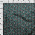thumbnail image 2 of oneOone Cotton Flex Fabric Leaves|Floral & Paisley Block Fabric Prints By Yard 40 Inch Wide, 2 of 4