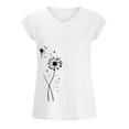 thumbnail image 3 of XZNGL Machine d'Impression de T-Shirts Mode Femme Décontracté Col en V Impression Blouse Unie Sans Manches T-Shirt Hauts d'Été Hauts Sans Manches pour Femmes Hauts d'Été pour Femmes Hauts Mode pour Femmes, 3 of 3