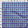 thumbnail image 4 of oneOone Velvet Medium Blue Fabric Ikat Sewing Craft Projects Fabric Prints By Yard 58 Inch Wide, 4 of 5