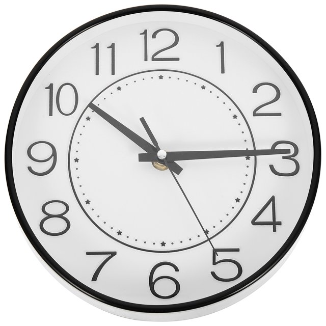MasteelfCA Stylish Plastic Hanging Clock Decor Living Room Glass Wall Wall-mounted Decor