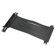 thumbnail image 1 of PCIE Câble d'Extension Flexible Haute Vitesse 4.0, Câble d'Extension Noir X16 4.0, Adaptateur à 90 Degrés, pour Montage Vertical de Carte Graphique, 1 of 8