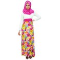 thumbnail image 1 of Bimba Ladies Maxi Muslim Abaya Rayon Dress Jilbab With Cotton Hijab, 1 of 7