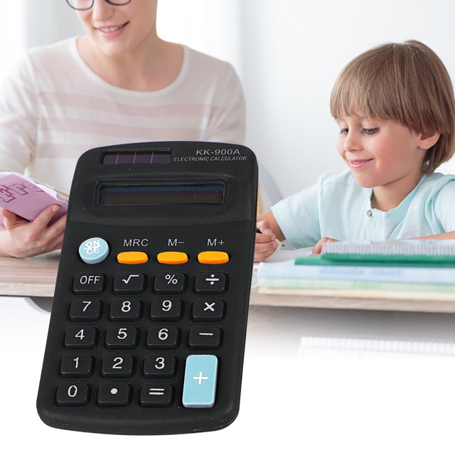 8 Digit LCD Display Calculator Standard Function Calculator with LCD Display,Battery Power Supply,Suitable for Home,School and Office Use,Portable 8-digit Display Handheld Calculator