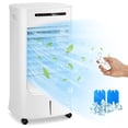 thumbnail image 1 of Giantex 3-in-1 Evaporative Air Cooler, Portable Oscillating Swamp Cooler w/ 3 Modes & 2 Ice Packs, Air Cooler for Room Home Office, 1 of 10