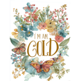 thumbnail image 1 of Gold Floral Butterfly Quote Canvas Wall Art 15.75x11.81 Inches, 1 of 8