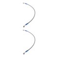 thumbnail image 2 of VONKY Motorcycle Brake Oil Hose Line Pipe Fitting Stainless Braided Steel Silver 45cm 2Set, 2 of 6