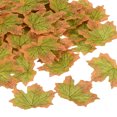 thumbnail image 1 of Unique Bargains Artificial Leaves Fall Maple Autumn Fake Leaf Decoration, Green 500 Pack, 1 of 5