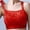 Rouge, variante sur Haut de Soutien-Gorge Bandeau en Dentelle Sans Coutures pour la Maison et les Loisirs avec Coussinets Amovibles pour Soutien, Confort et Douceur