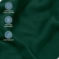 thumbnail image 4 of Bare Home Cozy Fleece Sheet Set - Extra Plush Polar Fleece - Deep Pocket - Full, Forest Green, 4 of 8