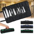 thumbnail image 1 of Bag Roll Bag | 22 Pockets For & Kitchen Tools | Special Slot For Cleaver | Material | Organizer | Case For & Culinary Students, 1 of 9