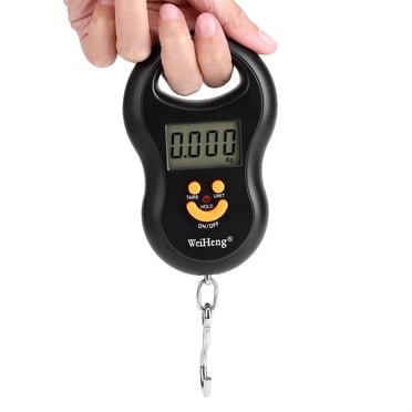 TOPINCN Balance de Poche Numérique pour Bagages, Hameçon de Pêche Électronique, Capacité, Hameçon Suspendu Portable, Balance Électronique de Langues, Balance Grue Portable
