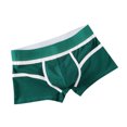 thumbnail image 1 of DPTALR Men's Solid Color Boxer Large Size Mid Waist Boxer Briefs, 1 of 3