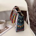 thumbnail image 1 of facefd Embroidered Handmade Women Shoulder Bag Travel Bag Gift Light Blue Elephant, 1 of 8
