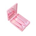 thumbnail image 1 of FcBaudy Makeup Brushes, Makeup Kit Easy Taken Travel Makeup Brush Set 5pcs Mini Complete Function Cosmetic Brushes Kit 5pcs With Mirror Lip Brushes, 1 of 1