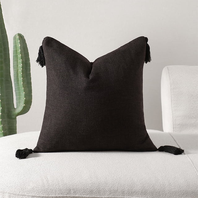 Meitianfacai Coussin d'Oreiller Coussin de Canapé Coussin à Pompons Oreiller Lit Salon Coussin Taille