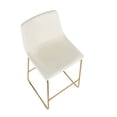 thumbnail image 5 of Heavenly Collection Counter PU Stool with Gold Legs, 5 of 5