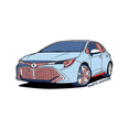thumbnail image 1 of Désodorisants pour Voiture Corolla Parfum Vanille (Lot de 24), 1 of 4