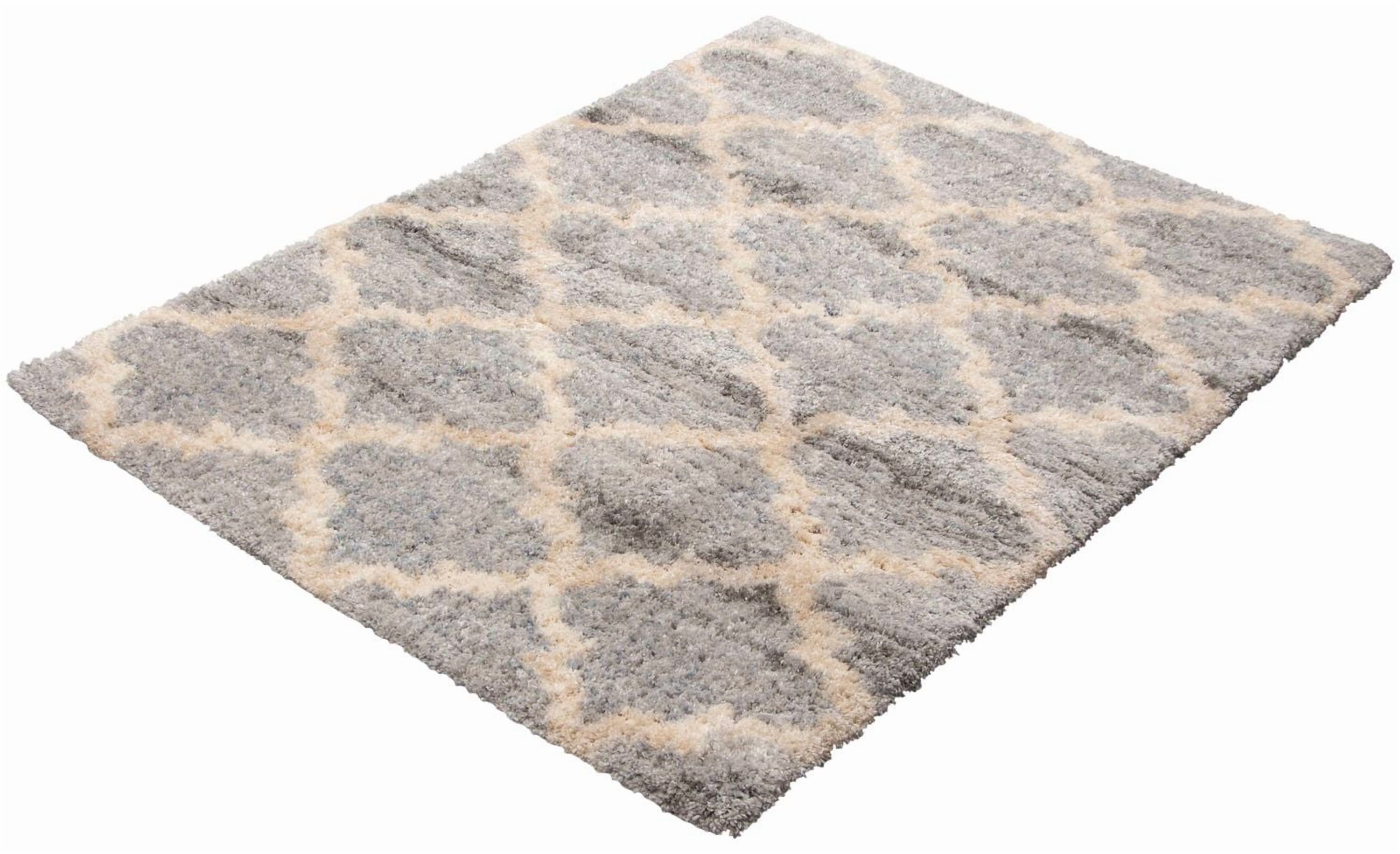 ECARPET Trellis Frise Moelleuse pour Chambre à Coucher