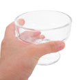 thumbnail image 3 of EIMELI Trifle Bowl Glass Large Ice Cream Cone Holder Stand, 3 of 6