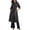 Black-c, variant on 2025 Loose Comfortable Hooded Coat Rains Women Outwear Womens Elegant Windbreaker Womens Winter Jackets Wild Winter Women's Coat
