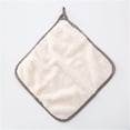 thumbnail image 1 of LSLJS High-density Coral Fleece Patch Embroidered Bowknot Hand Towel Peach Heart, Home Accessories, 1 of 1