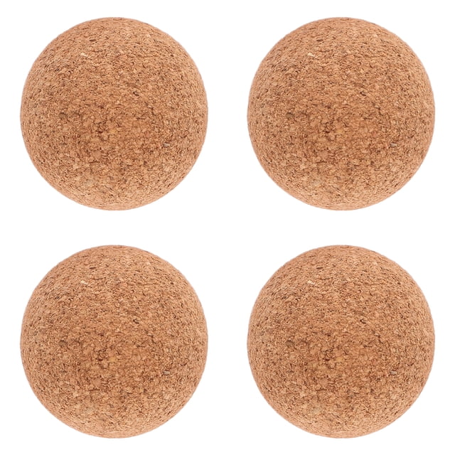 4pcs Miniature Cork Ball Football Table Foosballs Wood Foosball Table Ball Wooden Foosball