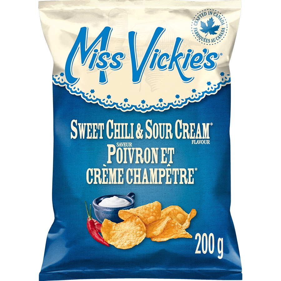 Miss Vickie's Sweet Chili & Sour Cream flavour Kettle Cooked Potato Chips