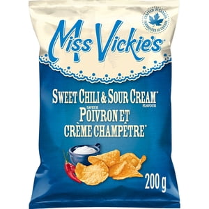 Miss Vickie's Sweet Chili & Sour Cream flavour Kettle Cooked Potato Chips