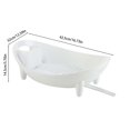 thumbnail image 3 of Bamboohart Polypropylene Dish Drying Rack with Drainboard  Space-Saving and Multifunctional for Kitchen Countertops (42.5x32x14.5cm), 3 of 7