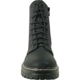 thumbnail image 2 of kozi Canada Women Ankle Casual Riding Bootie LEILA-2 Fall Boot Side Zipper Black, 2 of 7