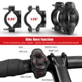 thumbnail image 3 of WSDCAM 2 Pack Bike Tail Light with Turn Signals and Brake Light Bike Horn Alarm with Remote,Smart Auto on/off Rechargeable Waterproof Rear Bike Light, 3 of 7