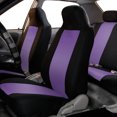 thumbnail image 2 of Classic Two Tone Universal Seat Covers Fit For Car Truck SUV Van - Front Seats, 2 of 3