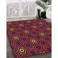 thumbnail image 3 of Ahgly Company Tapis Rectangulaire Lavable en Machine Rouge Brun, 8 Pieds x 10 Pieds, 3 of 7