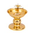 thumbnail image 4 of Support de Lampe en Ghee Bougeoir Fournitures d'Autel Gradable Lampe à Huile Plat Porte-Bougie Style C, 4 of 9