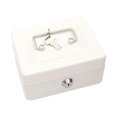 thumbnail image 4 of DOLITY Metal Cash Box with Lock Case Container with Keys for Kids Girls Boys Prizes White, 4 of 9