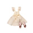 thumbnail image 3 of EYIIYE Baby Girls One-Piece Romper Lace Tutu Dress with One Letter Print, 3 of 8