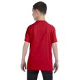 thumbnail image 3 of Hanes Authentic TAGLESS Kid`s Cotton T-Shirt, S, Deep Red, 3 of 3