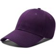 thumbnail image 1 of ORUYROP Men Women Plain Cotton Structured Baseball Cap Adjustable Strapback 6 Panel Hat, 1 of 1