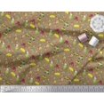 thumbnail image 2 of Soimoi Poly Georgette Fabric Heart,Vehicles & Animals Cartoon Decor Fabric Printed Yard 52 Inch Wide, 2 of 3