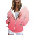 thumbnail image 2 of Sweat à Capuche à Manches Longues à la Mode pour Femmes avec Poche Blanche XXL, 2 of 6