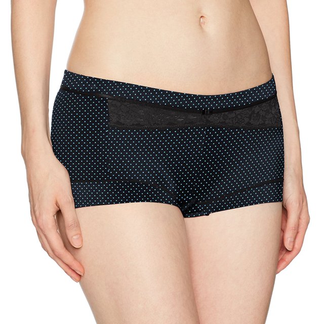 Maidenform Culottes Garçonnes de Rêve pour Femmes - Article à Succès, 7, Palace Black Dot