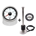 thumbnail image 2 of 0-190ohm Fuel Level Gauge 100mm - 550mm With 52mm Fuel Level Gauge 7 Colors Backlight Fuel Level Meter Fit For Car Boat Marine ,Easy Setup, 2 of 8