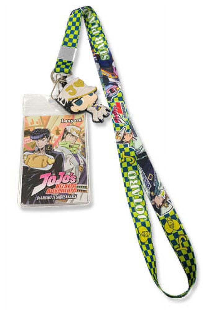 Jojo's Bizarre Adventure Diamond Is Unbreakable Jotaro & Star Platinum Lanyard