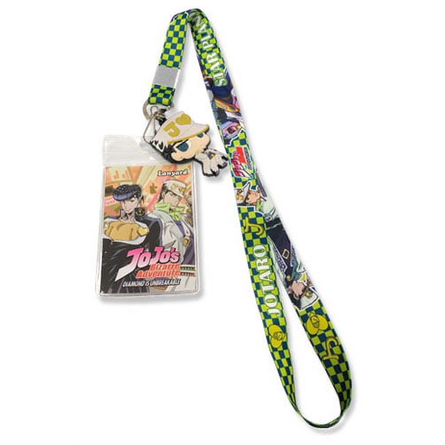 Jojo's Bizarre Adventure Diamond Is Unbreakable Jotaro & Star Platinum Lanyard