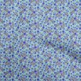 thumbnail image 1 of oneOone Velvet Light Blue Fabric Asian Suzani Fabric For Sewing Printed Craft Fabric By The Yard 58 Inch Wide, 1 of 5