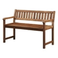 thumbnail image 1 of Riverbay Furniture Patio Wood Bench in Brown Teak, 1 of 2